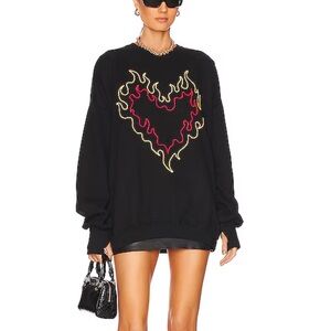 The Laundry Room Burn Heart Jumper